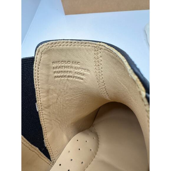 Nisolo Everyday Chelsea Commuter Boots Black Leather Size 10 NIB - Picture 11 of 11